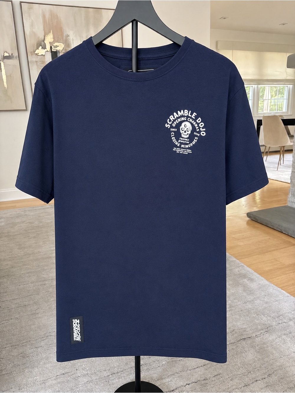NWOT Brazilian Jiu-Jitsu Navy Graphic Crewneck T-Shirt